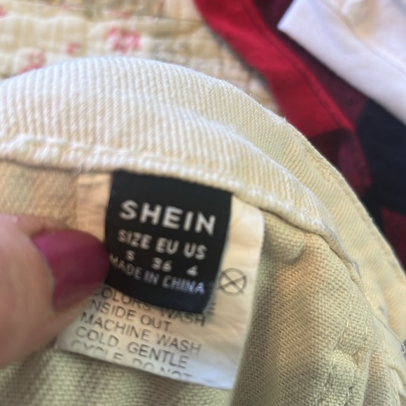 SHEIN Colorblock Cargo Jeans - Picture 6 of 6